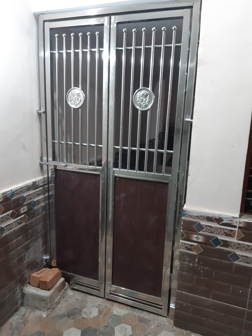 Steel safety door