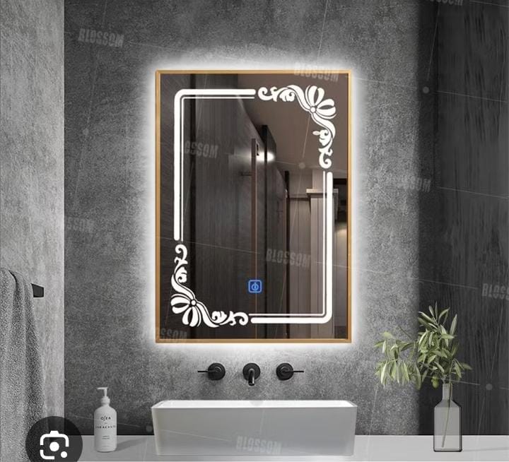 LED mirror in a premium bathroom